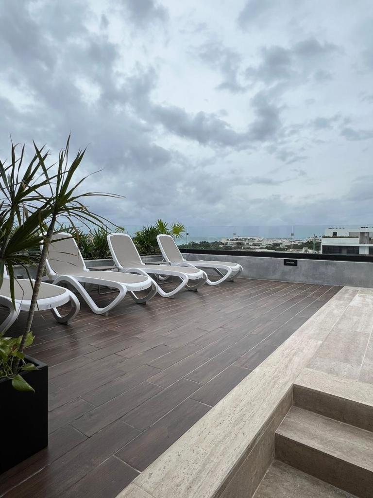 Big, Modern And Beautiful Beach Apartament 1Br Ocean View Плайя-дель-Кармен Екстер'єр фото